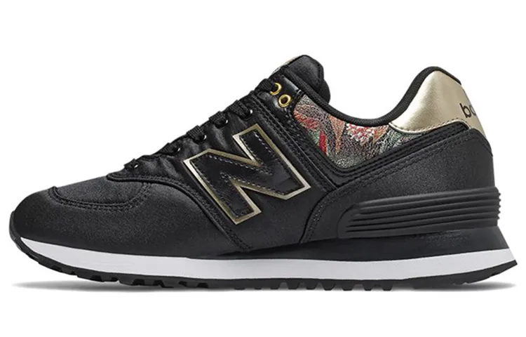 New Balance 574 Series Gold 'Black Gold White' Women's