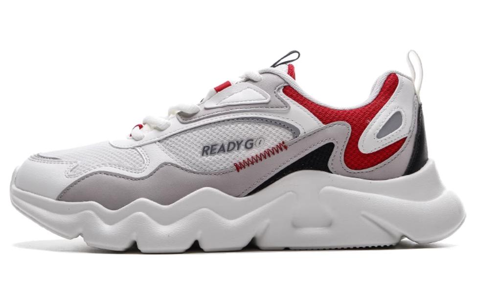 QIAODAN Cushioning Breathable Low top Running Shoes Men’s White