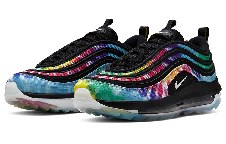 Кроссовки Nike Air Max 97 (черно-зеленые) — фото 3