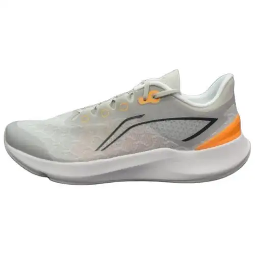Li Ning Sports Life Collection Mesh Slip Resistant Abrasion Resistant Low top Running Shoes Men's Gray