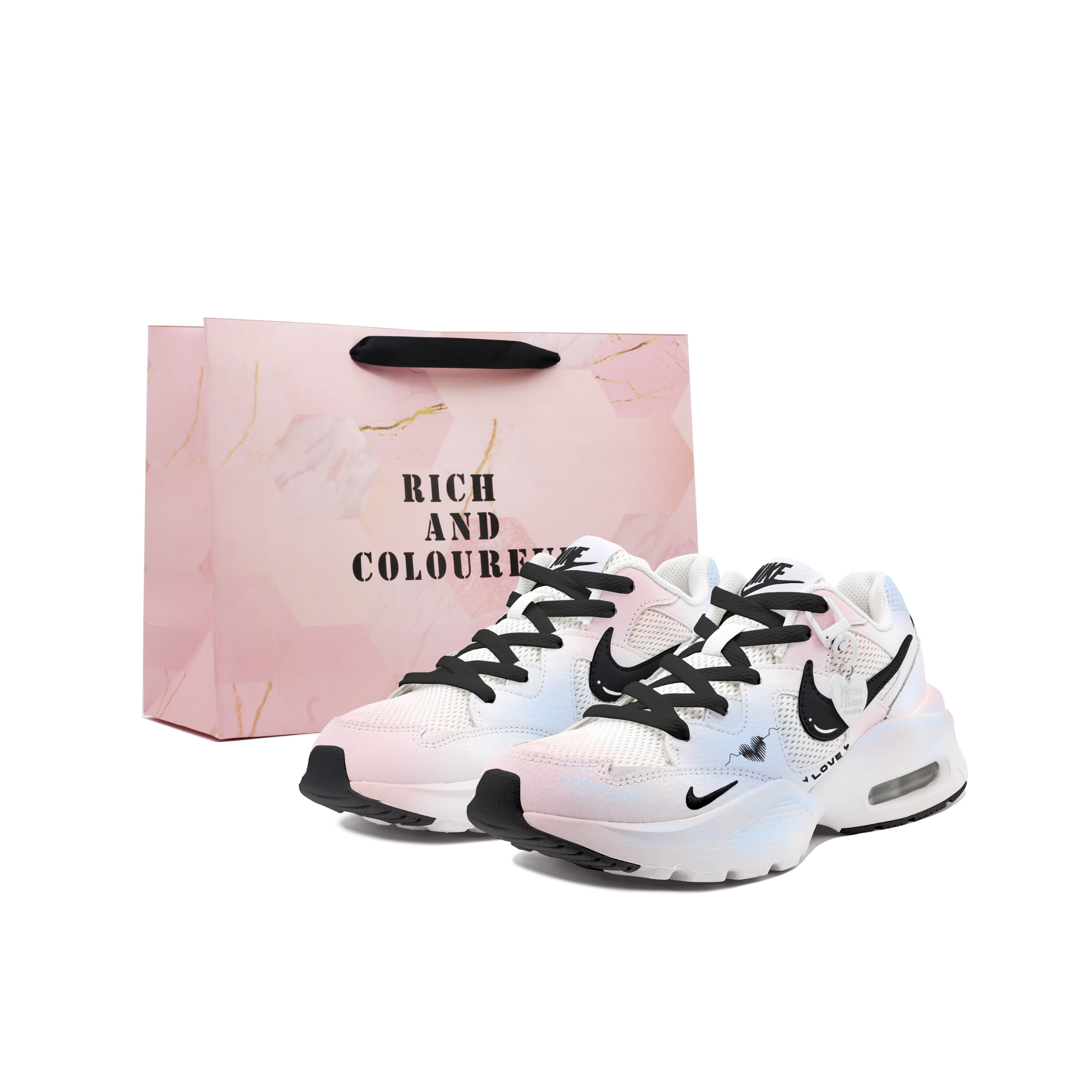 Nike Air Max Fusion Slip Resistant Abrasion Resistant Slip Resistant Abrasion Resistant Low top Casual Running Shoes