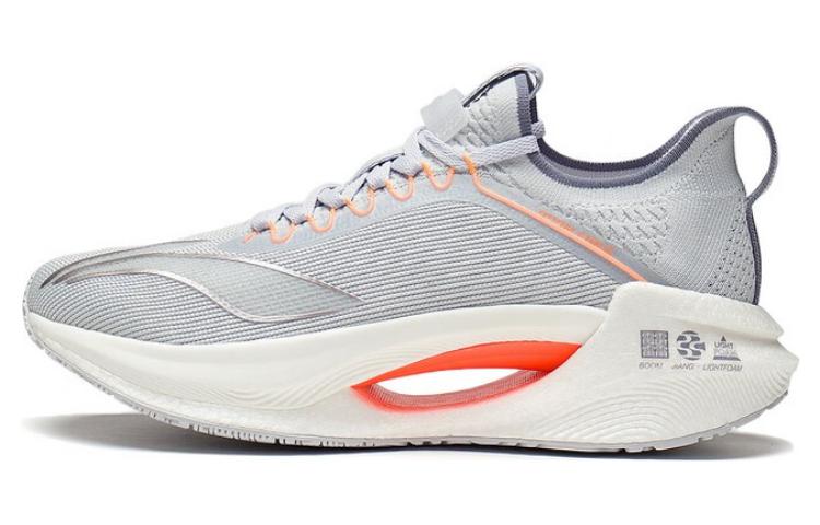 Li Ning Shadow Essential Abrasion Resistant Breathable Low top Running Shoes Men's Gray