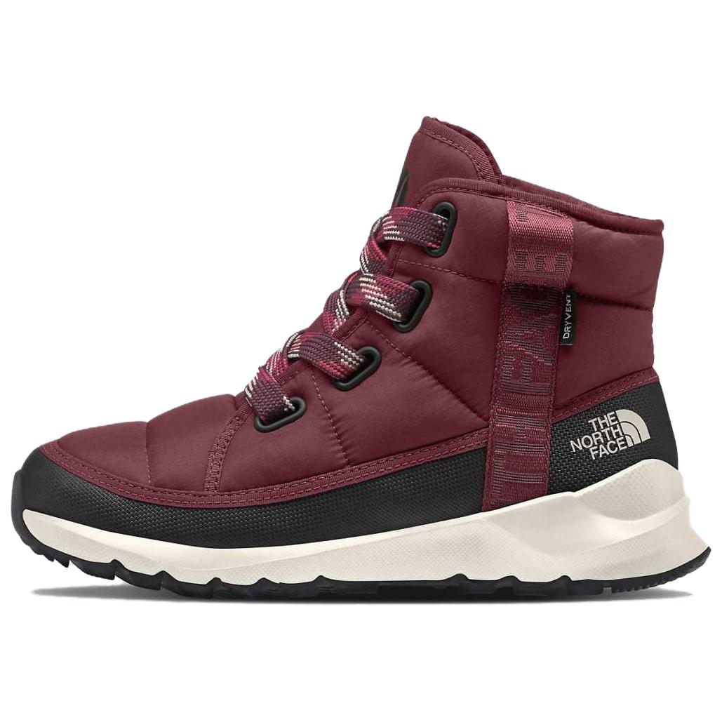 THE NORTH FACE ThermoBall Waterproof And Slip Resistant Short Outdoor Boots Women's Dark Red