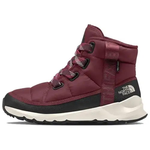 THE NORTH FACE ThermoBall Waterproof And Slip Resistant Short Outdoor Boots Women's Dark Red