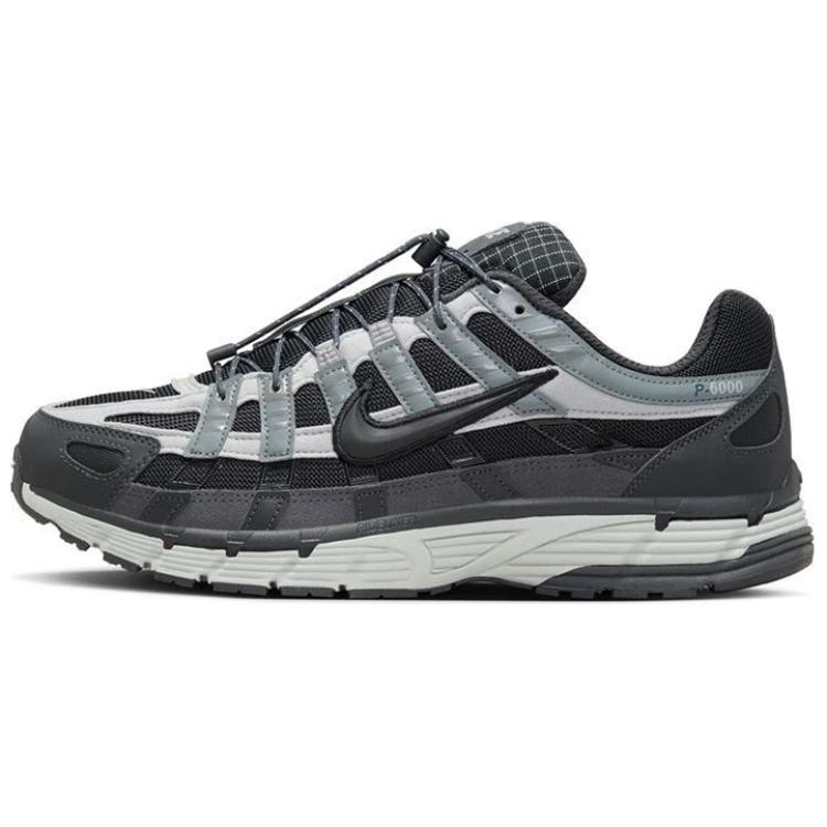 Мужские кроссовки Nike P-6000 (черно-серые)