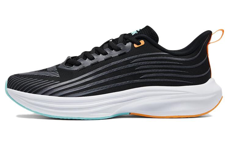 PEAK Light Rebound Slip Resistant Breathable Abrasion Resistant Low top Running Shoes Men’s Black