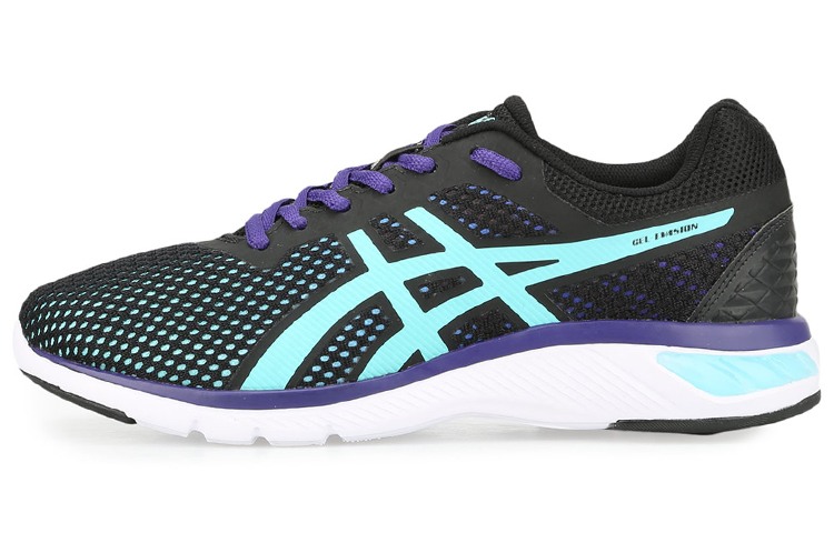 Asics Gel Evasion Low top Running Shoes Women's Black Blue