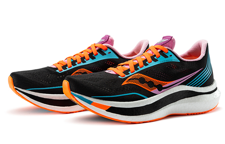 saucony Women’s Endorphin Pro ‘Black Deep Orange’