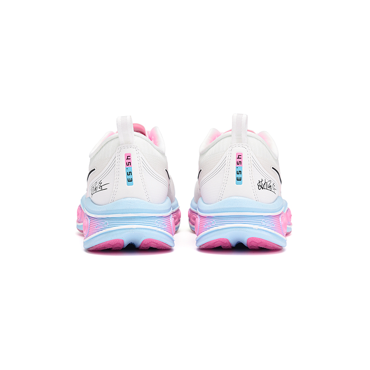 TANSHEZHE x AILIXIERLIANMING Low top Full Length Carbon Plate Running Shoes Unisex White Pink