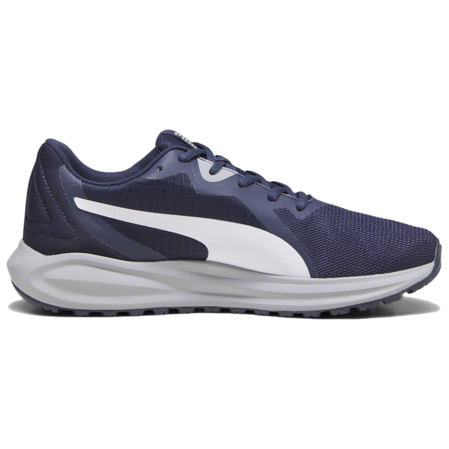 PUMA Twitch Runner Cushioning, Wear Resistant Low top Running Shoes Unisex Dark Blue