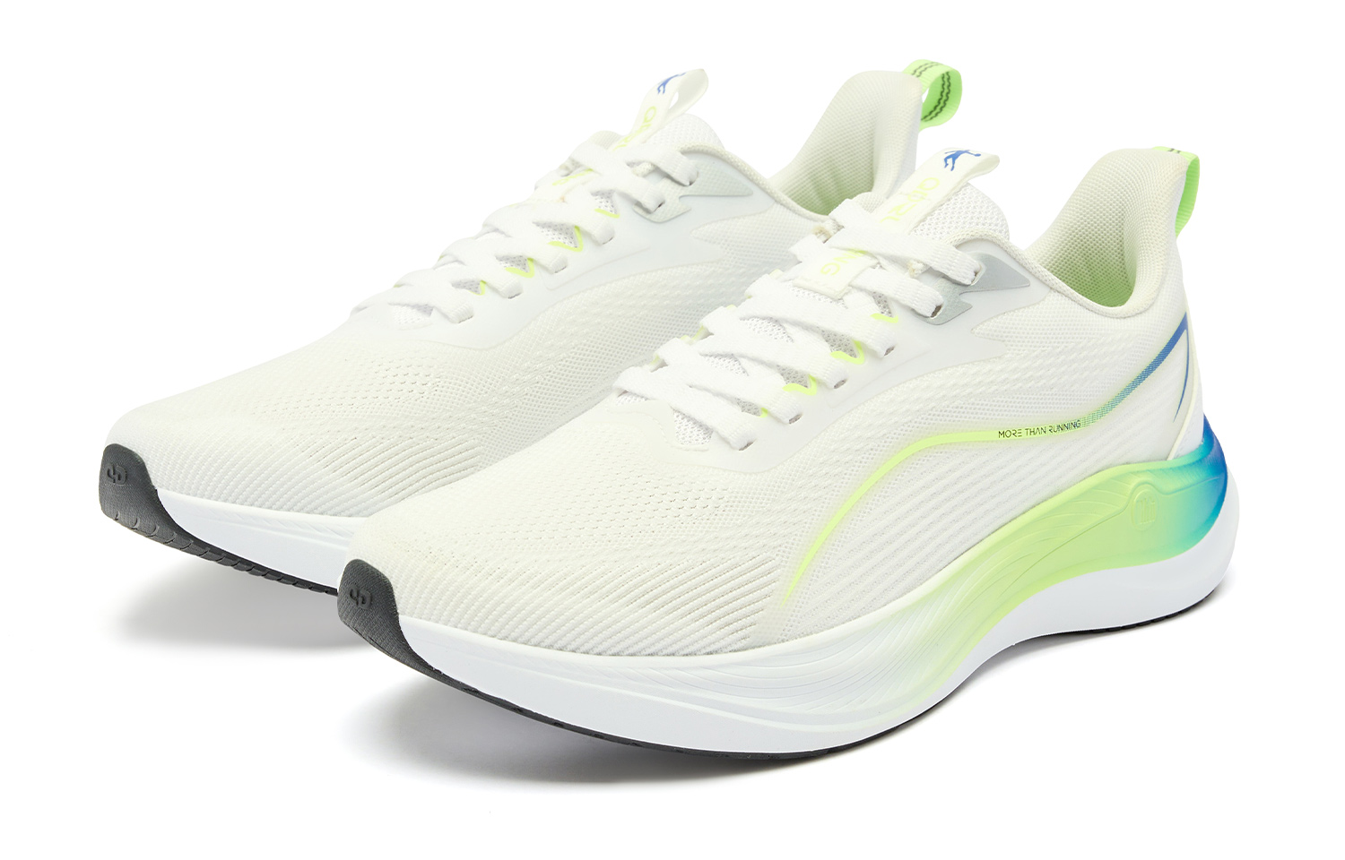 QIAODAN Wind Speed 2.0 Running Shoes Men’s Low Top Jordan White/Digital Blue