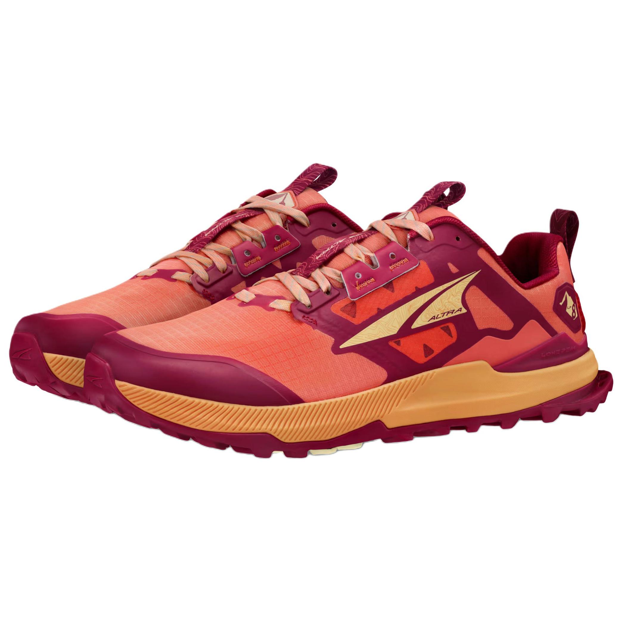 Altra Slip Resistant Abrasion Resistant Low top Running Shoes Women’s Red Orange