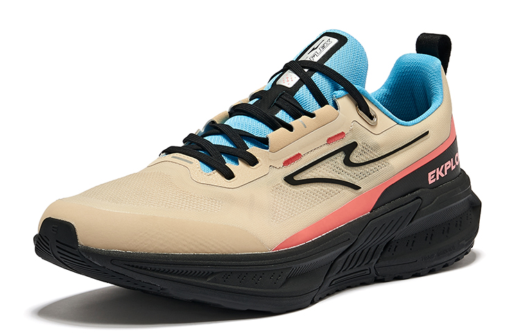 Erke Wild Pro. Cushioning Slip Resistant Cushioning Slip Resistant Low top Running Shoes Men’s Oat Pool Blue