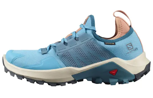 SALOMON Madcross Casual Fabric Slip Resistant Abrasion Resistant Low top Running Shoes Women's Blue