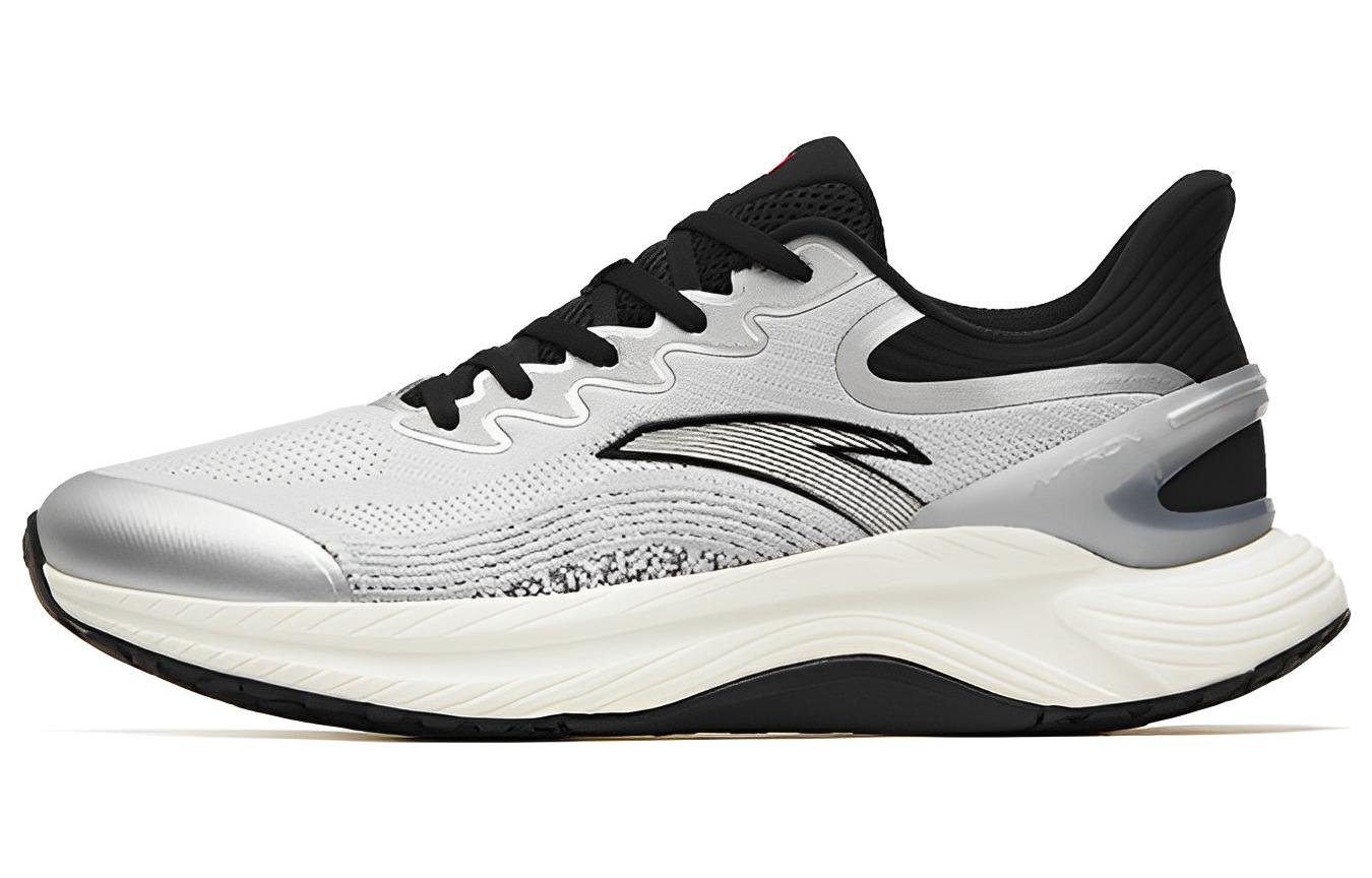 Anta Gen 3.0 Comfortable Slip Resistant Abrasion Resistant Low top Running Shoes Men’s Silver Black