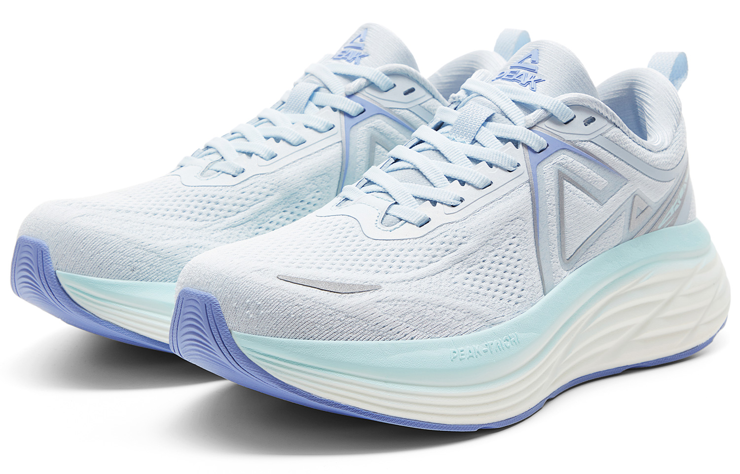 PEAK Cushioning Slip Resistant Abrasion Resistant Rebound Low top Training Running Shoes Women’s Moon Blue