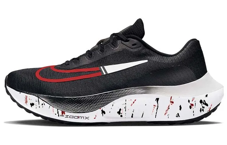Nike Zoom Fly 5 Fabric Cushioning Slip Resistant Abrasion Resistant Lightweight Low top Marathon Running Shoes Men's