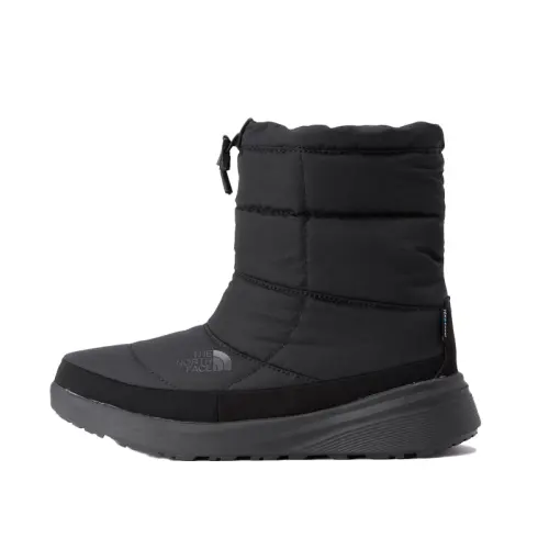 THE NORTH FACE Nuptse Waterproof Abrasion Resistant Waterproof And Wear resistant Short Outdoor Boots Women's Black