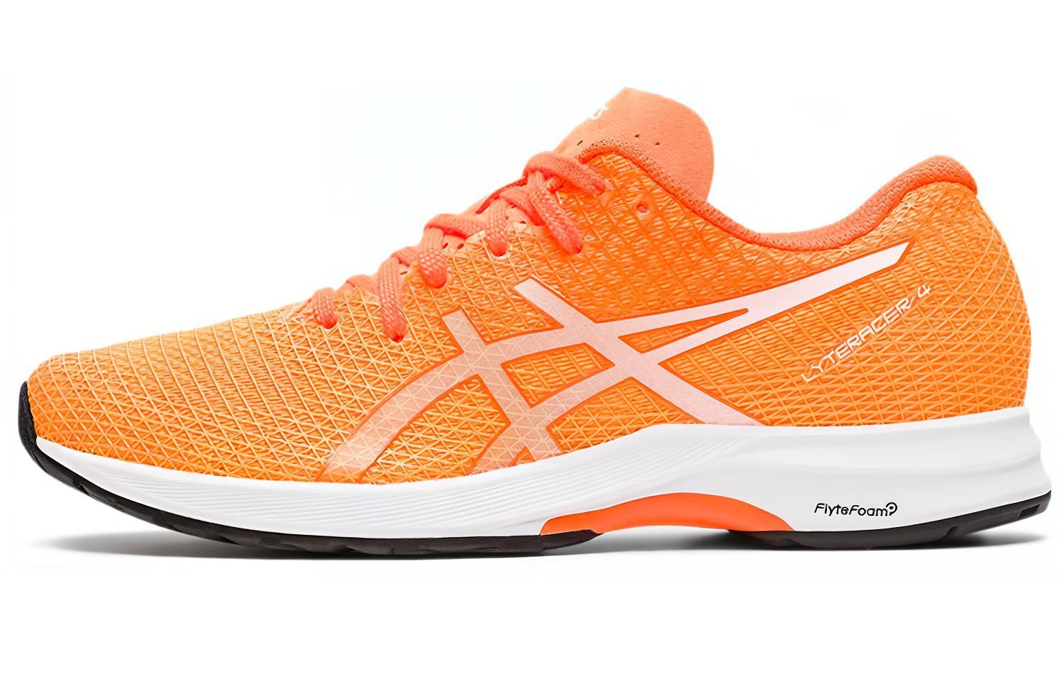 Asics Lyteracer 4 Low top Running Shoes Women's Orange White