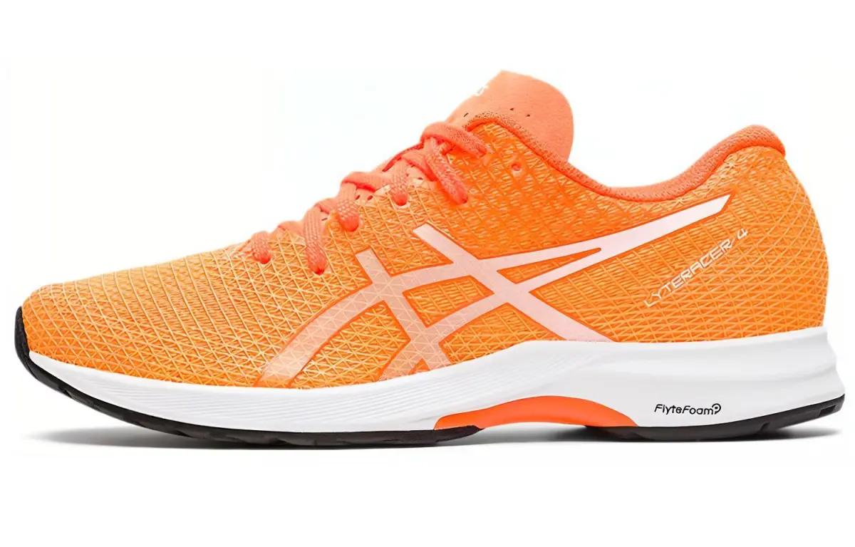 Asics Lyteracer 4 Low top Running Shoes Women's Orange White