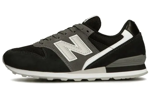 New Balance 996 Series Retro Low Tops Black Gray Women's