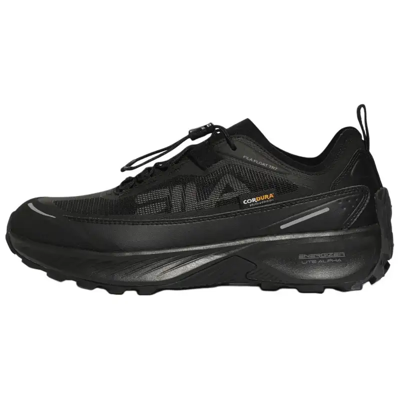 FILA Float TR7 Comfortable Abrasion Resistant Abrasion Resistant Low top Casual Running Shoes Unisex Black