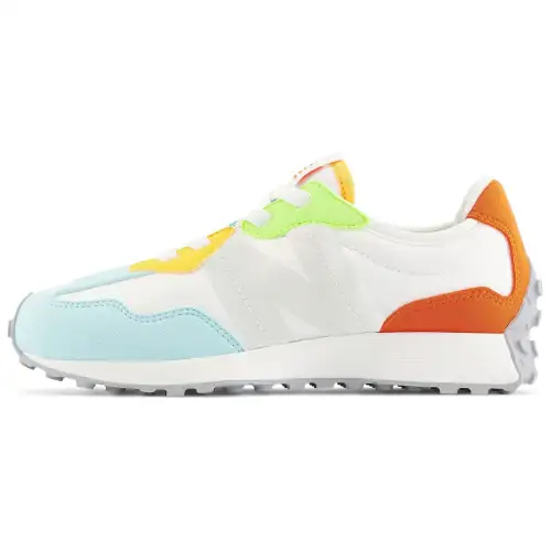 New Balance NB 327 Cushioning, Wear Resistant Low top Casual Shoes Unisex White