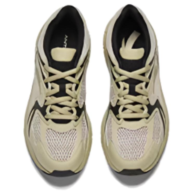 Anta Cushioning, Wear Resistant Low top Casual Running Shoes Men’s Cyan Smoke Dust Basic Black