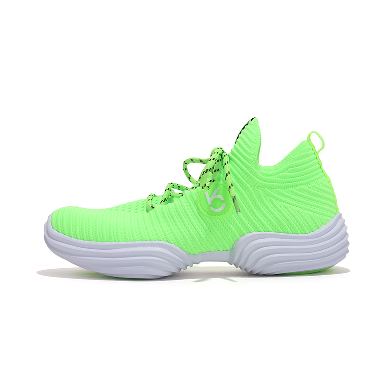 KVIV Cushioning Slip Resistant Abrasion Resistant Breathable Lightweight Low top Running Shoes Unisex Green