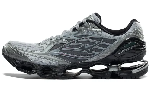 Mizuno Prophecy 6 Fabric Cushioning Abrasion Resistant Breathable Support Low top Running Shoes Unisex Silver Gray