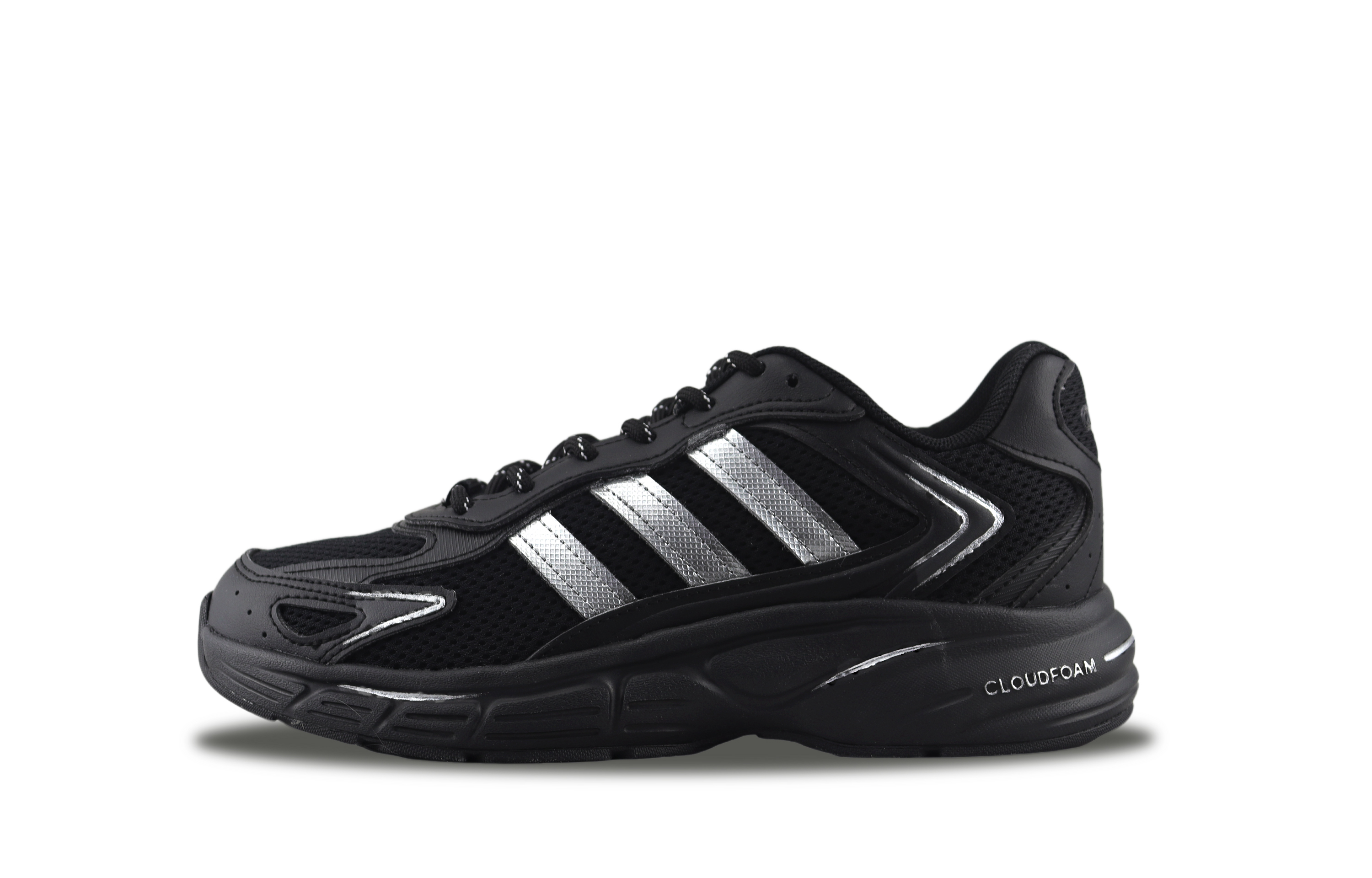 Adidas ECLYPTIX 2000 Slip Resistant Abrasion Resistant Low top Running Shoes Unisex Black Silver