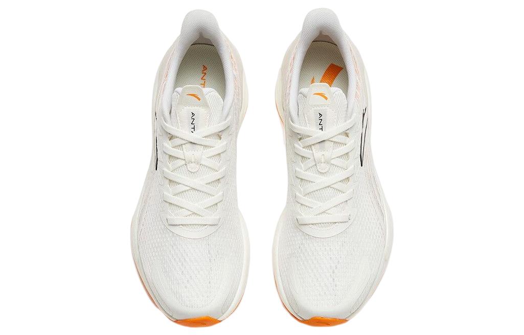 Anta A Grip Pro Slip Resistant Abrasion Resistant Low top Running Shoes Men’s White Orange