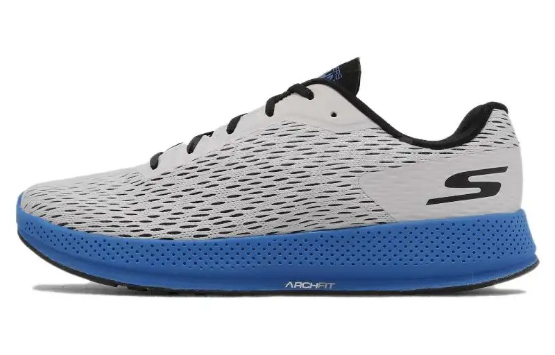 Skechers Go Run Horizon 3 Abrasion Resistant Low top Running Shoes Men's Gray Blue
