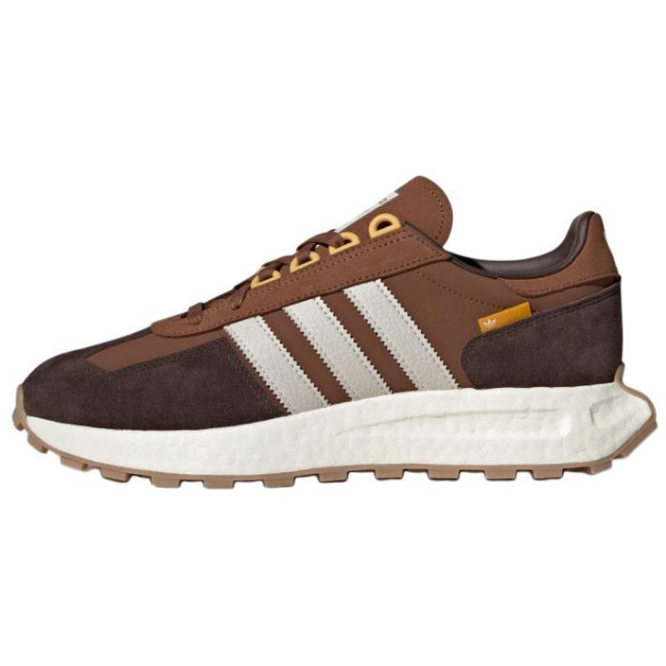 Adidas Originals Retropy E5 Slip Resistant Abrasion Resistant Low top Casual Running Shoes Unisex Tan Yellow