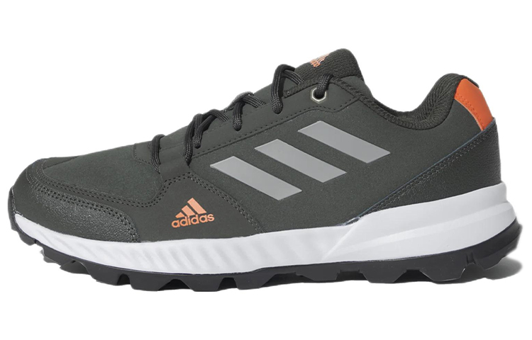 Adidas Rigket Comfortable Leather Slip Resistant Abrasion Resistant Low top Running Shoes Men's Gray