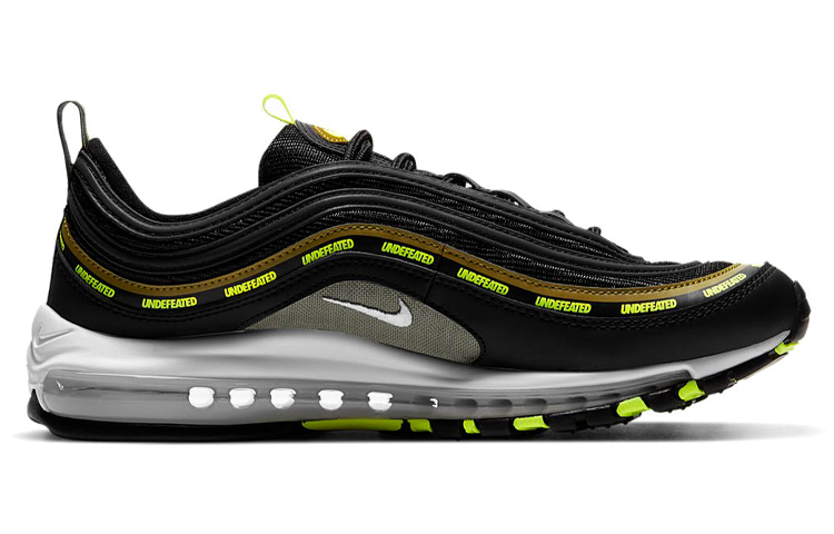 Кроссовки UNDEFEATED x Nike Air Max 97 (черно-зеленые) — фото 2