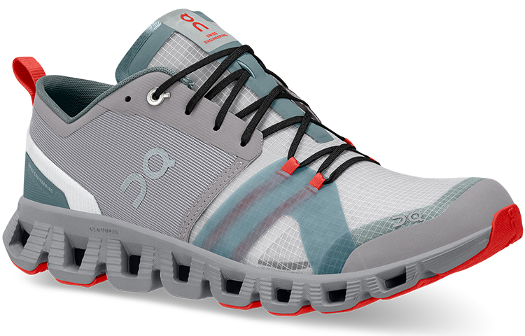 On Cloud X Shift Lightweight Cushioning Breathable Low top Running Shoes Women’s Alloy Gray
