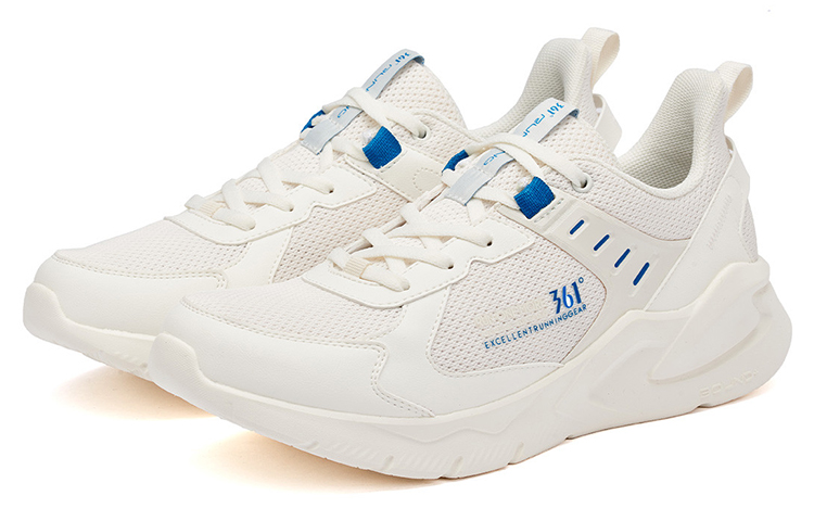 361° Textile, Leather Cushioning Slip Resistant Abrasion Resistant Breathable Lightweight Low top Running Shoes Men’s