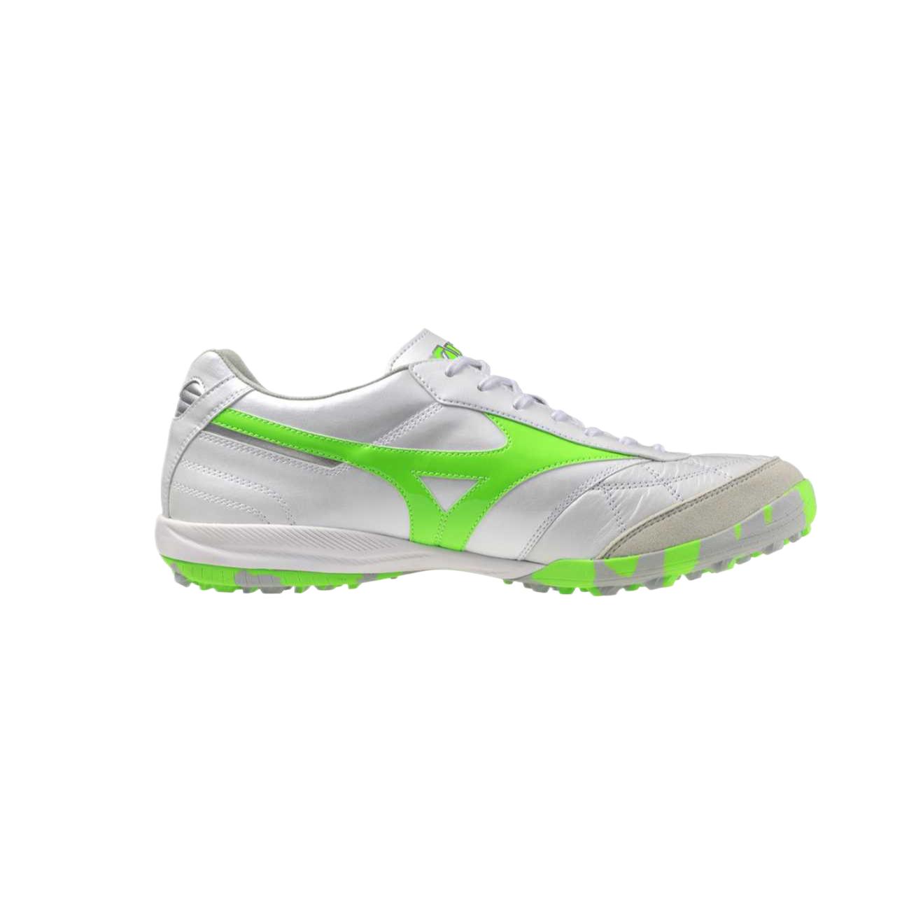 Mizuno SALA Comfortable TF Turf Cushioning Soccer Shoes Unisex Silver White