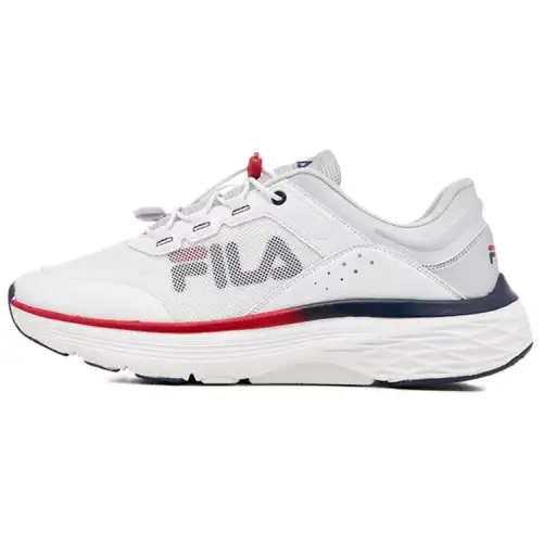 FILA Wisdom Abrasion Resistant Low top Running Shoes Men's White