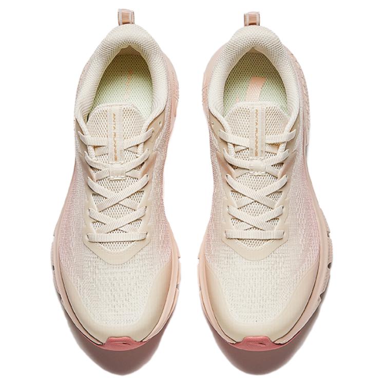 CHAOJIANTA Fabric Slip Resistant Abrasion Resistant Low top Casual Running Shoes Women’s White Pink