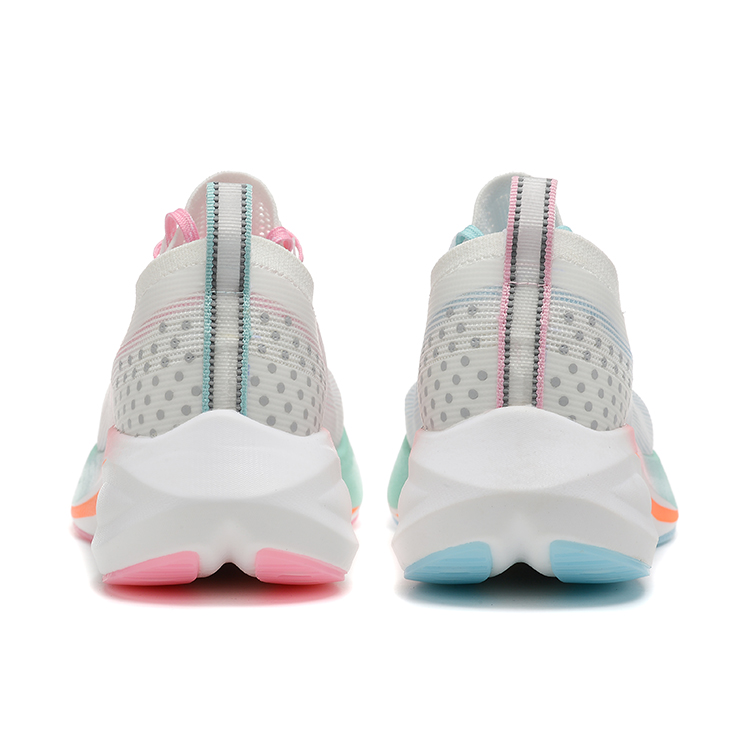 LIZHIPAO Running Shoes Unisex Low Top Mismatched Color/Neon White & Pink & Blue