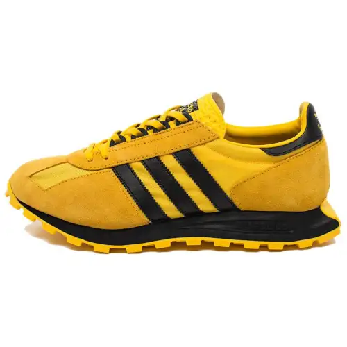 Adidas Originals Racing 1 Comfortable Abrasion Resistant Slip Resistant Low top Running Shoes Women's Yellow Black