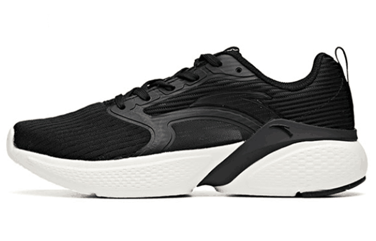 Anta Running Collection Outdoor Casual Low top Running Shoes Women's Black White
