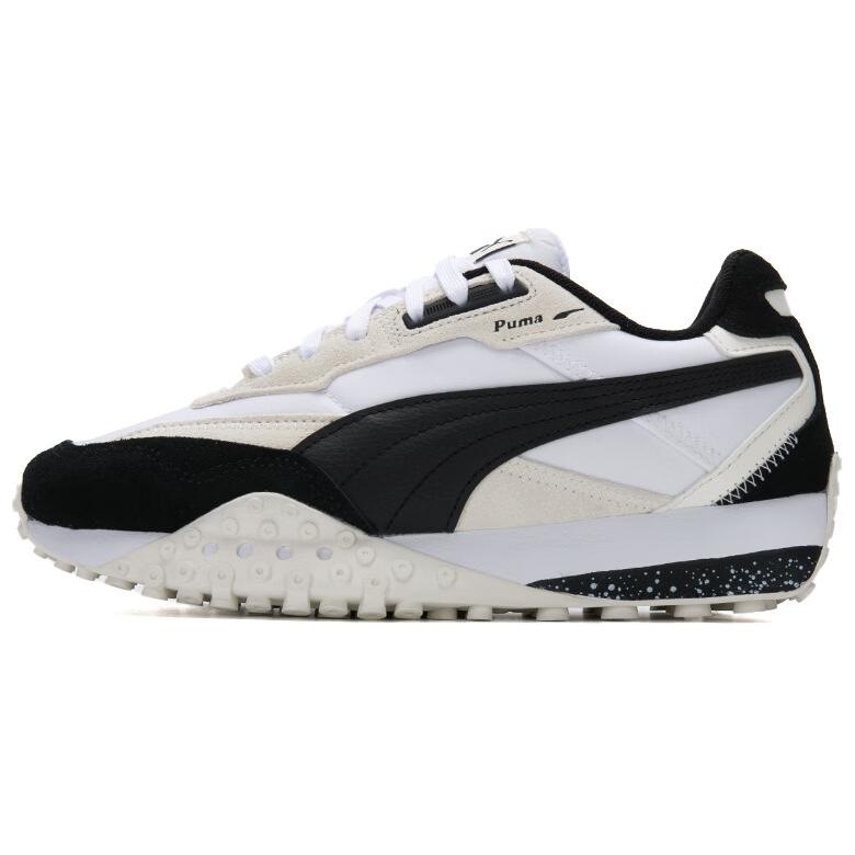 PUMA Blktop Rider Slip Resistant Abrasion Resistant Low top Casual Running Shoes Unisex Black White