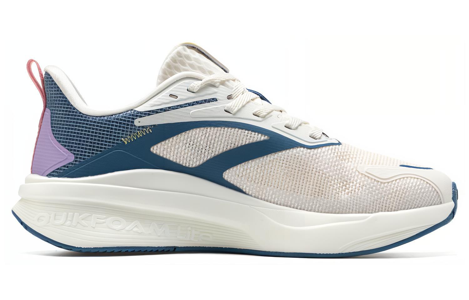 361° Cushioning Low top Running Shoes Women’s White Blue Purple
