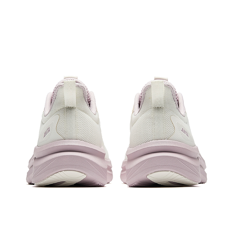 Anta Slip Resistant, Abrasion Resistant, Breathable Low top Casual Running Shoes Women’s White Pink