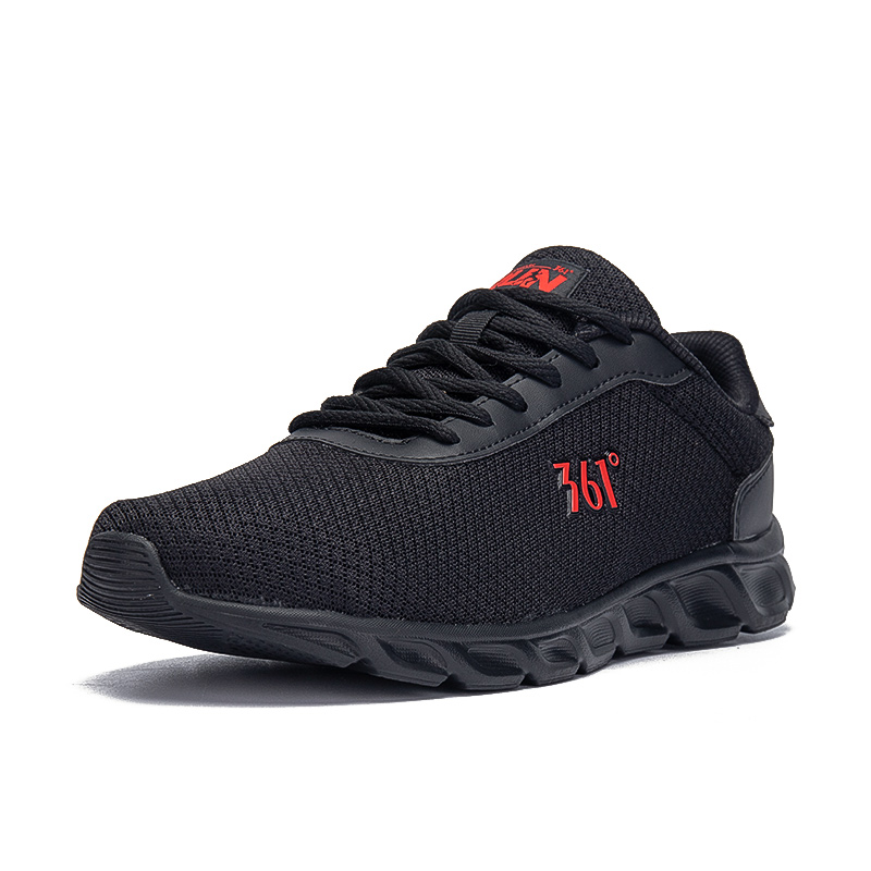 361° Low top Casual Running Shoes Men’s Black Red