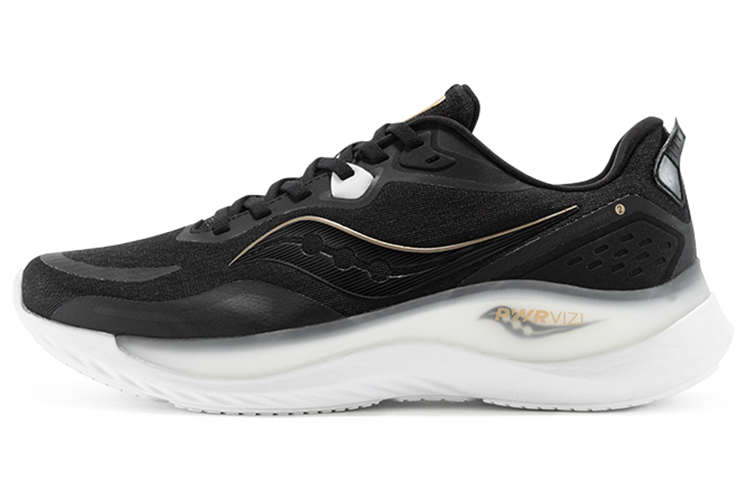 Saucony Phoenix Inferno 2 Cushioning Slip Resistant Cushioning Slip Resistant Low top Running Shoes Men's Black Gold