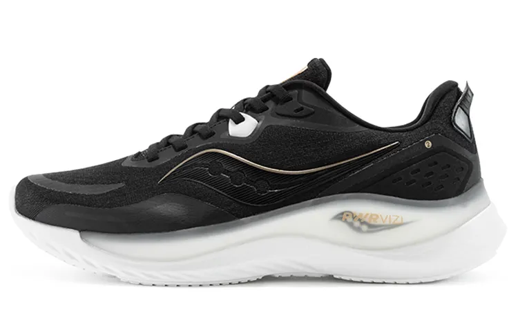 Saucony Phoenix Inferno 2 Cushioning Slip Resistant Cushioning Slip Resistant Low top Running Shoes Men's Black Gold